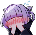 NazunaBlush emote for Discord