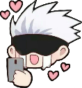 GojoLoveCry emote for Discord