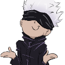 GojoShrug emote for Discord
