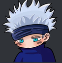 GojoSadCute emote for Discord