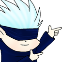 GojoFingerGuns emote for Discord