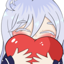 LenaBigHeart emote for Discord