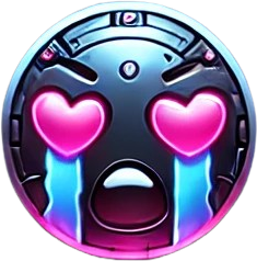 neon_frown emote for Discord