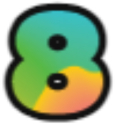Colorful8 emote for Discord