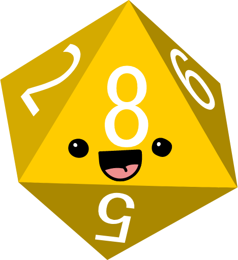 KawaiiDiceYellow emote for Discord