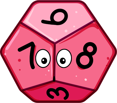KawaiiDiceRed emote for Discord