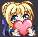 SaberHeart emote for Discord