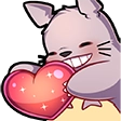 TotoroHeart emote for Discord