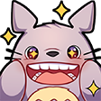 TotoroHappy emote for Discord