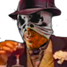 Dicapriolaughrorschach emote for Discord