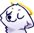 doggo_angel emote for Discord