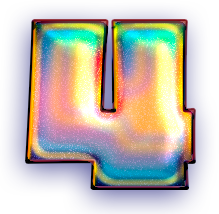 holo_number_4 emote for Discord
