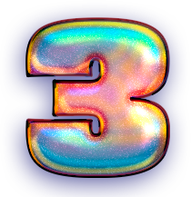 holo_number_3 emote for Discord
