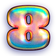 holo_number_8 emote for Discord