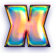 holo_letter_X emote for Discord