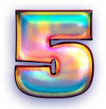 holo_number_5 emote for Discord