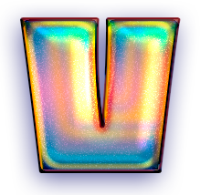 holo_letter_V emote for Discord
