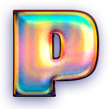 holo_letter_P emote for Discord