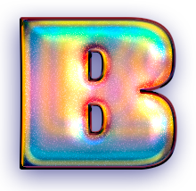 holo_letter_b emote for Discord