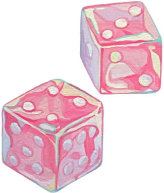 pink_dice emote for Discord