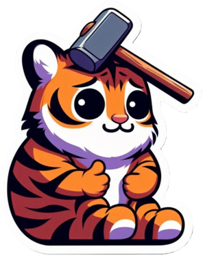 tiger_bonked3 emote for Discord
