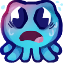 scared_octopus emote for Discord
