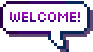 WelcomeGlitch emote for Discord