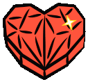 RedCrystalHeart emote for Discord