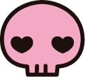 skull_hearteyes emote for Discord