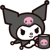 kuromi_cheers1 emote for Discord