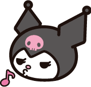 kuromi_whistle emote for Discord