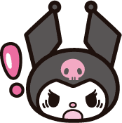 kuromi_exclaim emote for Discord