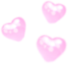PinkHeartTrio emote for Discord