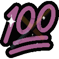 Pink100 emote for Discord