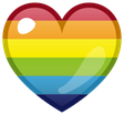 PrideBubbleHeart emote for Discord