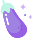 Eggplant emote for Discord