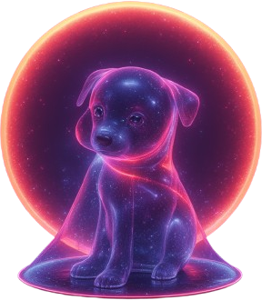neonpuppy emote for Discord