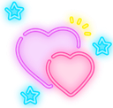 NeonHearts emote for Discord