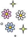 SparklyFlowers emote for Discord