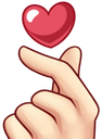 FingerHeart emote for Discord