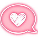 HeartSpeechBubble emote for Discord