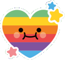 PrideHeart emote for Discord