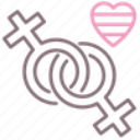 LesbianLove emote for Discord