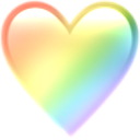 PastelRainbowHeart emote for Discord