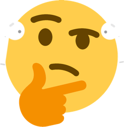 Thinking_AirPods emote for Discord