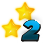 2stars emote for Discord