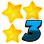 3stars emote for Discord