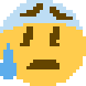 b_cold_sweat emote for Discord