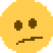 b_face_with_diagonal_mouth emote for Discord