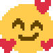 b_smiling_3_hearts emote for Discord